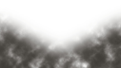 Dynamic smoke cloud explosion effect on transparent background, Rising smoke powder with soil particles and sand dust overlay for compositing, PNG. © MDSakib