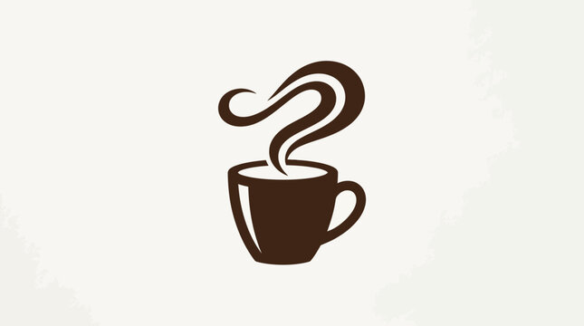 basic logo shillouetee coffe classic