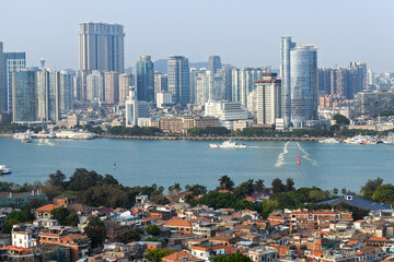 Naklejka premium The Scenery of Gulangyu Island, Xiamen City, Fujian Province, China