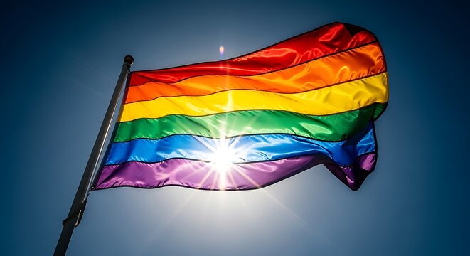 Celebrating diversity rainbow pride flag for international day against homophobia transphobia biphobia