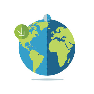 Globe Earth Map Planet World.