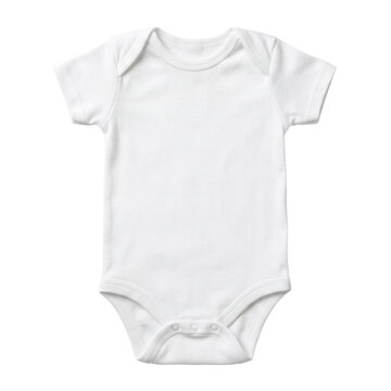Blank white baby bodysuit short sleeve onesie