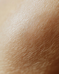 Fototapeta premium Human skin texture macro with natural light and shadow
