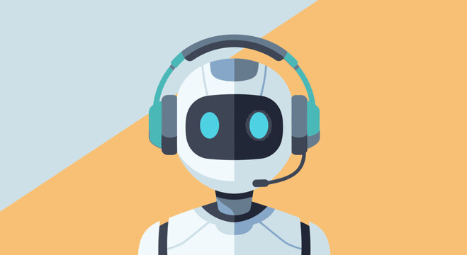 Robot, futuristic bot, virtual assistant, customer service