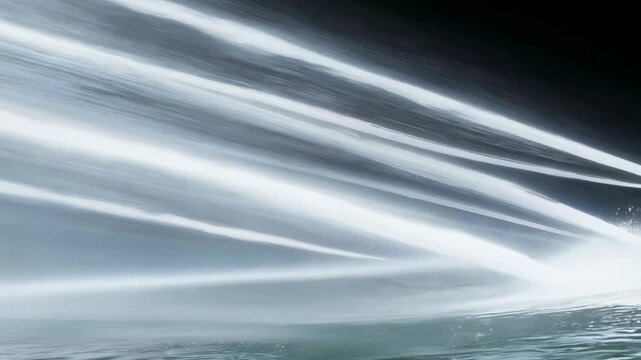 Abstract flowing water with motion blur effect