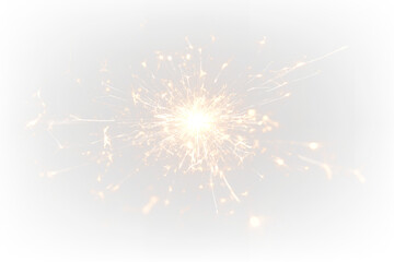Fototapeta premium Holiday Sparkler PNG, Bright Spark Trail Transparent