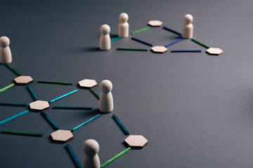Disconnected teams isolated network clusters lack of organizational integration © Lomb