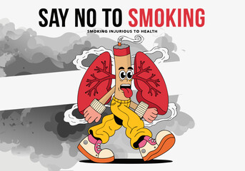 Fototapeta premium say no to smoking