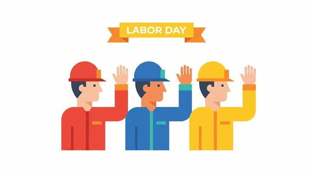 Labor day animation