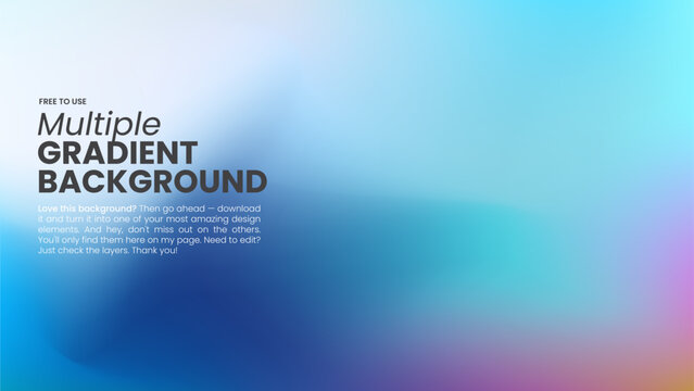 MULTIPLE GRADIENT BACKGROUND BONS 1