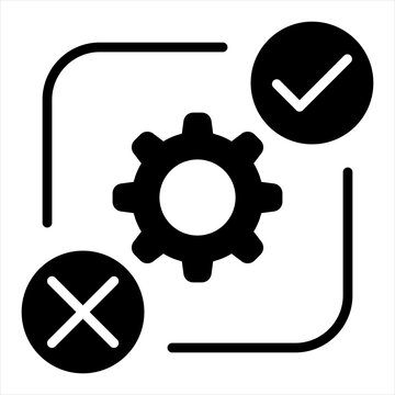 Ethics Single Icon Glyph Black