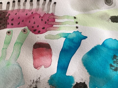 Abstract hand drawn background 