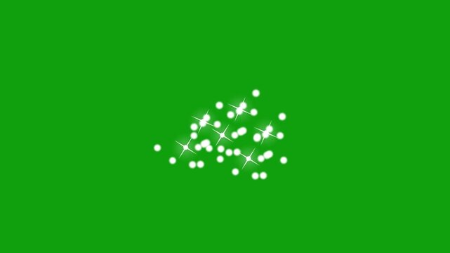 blue twinkling particles stars and bubals, magic glitter sparkle trail, shining twinkle transition, glowing doodle stars,  starlight dust line, twinkle magic dust animation, glitter  on green screen,