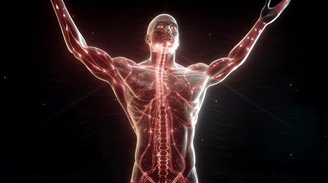 Human Anatomy System Illustration