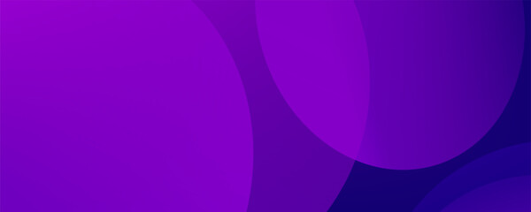 Obraz premium Minimal geometric background. Purple elements with fluid gradient. Dynamic shapes composition. Eps10 vector