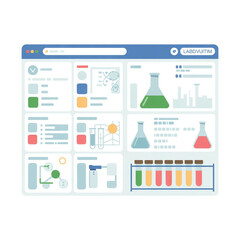 Laboratory Information System LIS Dashboard © Olatunji