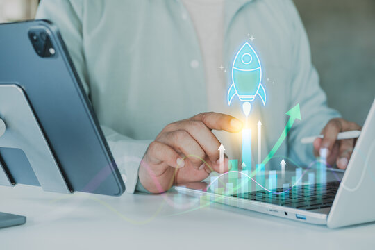 Startup investment analysis concept, financial growth metrics, ROI forecasting, business performance evaluation, data analytics, strategy planning, scaling potential, investors and venture capital