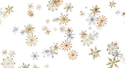 Christmas snowflakes background for the winter holidays, perfect for greeting cards and seasonal de © vegefox.com