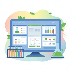 Laboratory Information System LIS Dashboard © Olatunji