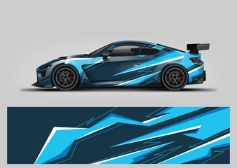 modern vector background for decal or wrap car design © Lancar