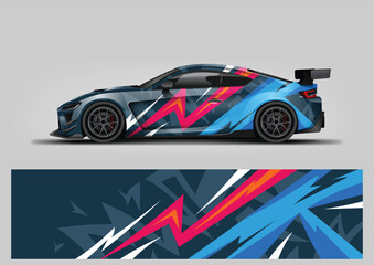 Obraz premium abstract vector background for decal or wrap car design