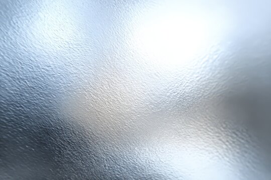 Seamless Frosted Glass Texture Blurred Translucent Surface Blue White Light 8K Background Design
