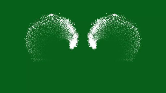 Magic dust, fairy dust glitter seamless loop, fairy sparkle stars, shimmer particles motion, star line path on green screen background. blinking retro vector star doodles, magic particle burst.