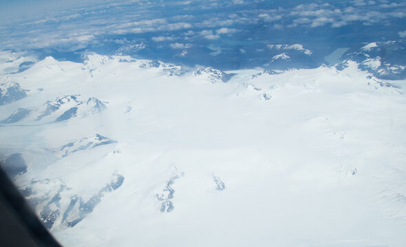 Landscape above the clouds
