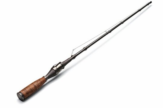 Fishing rod equipment with carbon fiber shaft and cork handle providing a recreational hobby