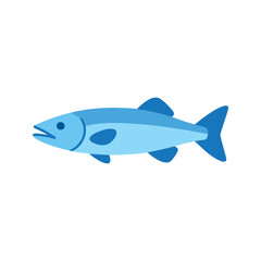 Fototapeta premium Freshwater fish swims through the clear water with its fins propelling forward
