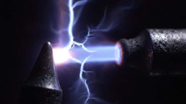 High Voltage Electricity Arc, Plasma tesla ac current wave
