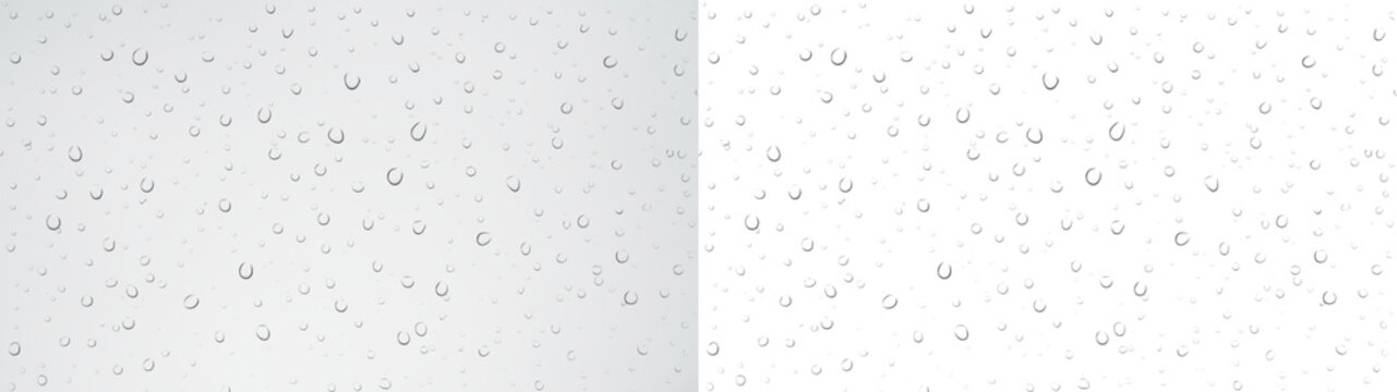 Water drops droplets dirty realistic raindrop isolated on PNG transparent background - Wet clear window moisture reflection surface with crystal clarity fresh liquid bubbles aqua texture