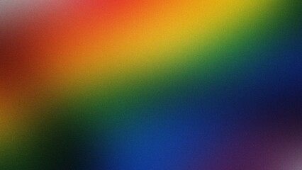 Obraz premium Rainbow gradient spectrum blended across a textured background during Pride Month celebrations