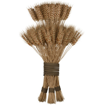 Traditional Ukrainian Didukh Wheat Sheaf Christmas Decoration