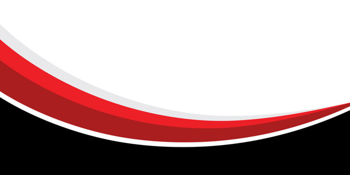 abstract red and blak business banner background with dynamic curves composition modern desain vector illustration eps10