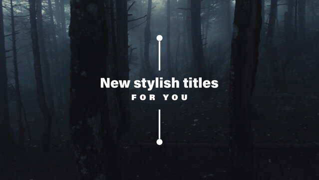Clean Animated Titles