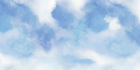 Whispy, dreamy clouds drift across a serene sky, painting a picture of tranquility and limitless freedom for background, web, ui, branding, design © Abdur