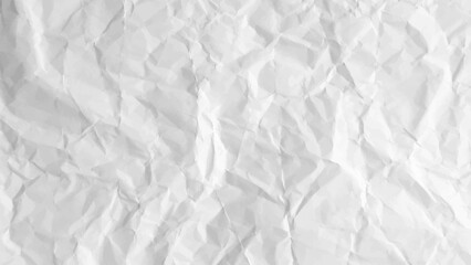 Fototapeta premium Seamless white crumpled paper texture vector with realistic folds wrinkles and abstract background