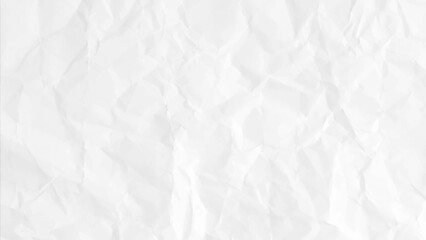 Obraz premium White paper wrinkles texture vector background with folded creased surface and minimal style