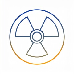 Obraz premium minimalist key and wrench icon in circular badge design for tools and security