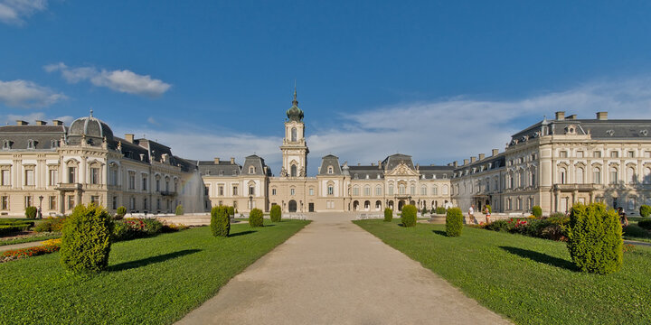  Festetics baroque castle and garden. Keszthely, Hungary 