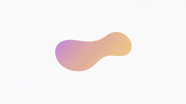 Abstract Gradient Blob Morphing Animation