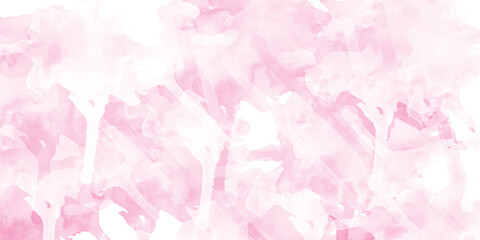 Fototapeta premium pink background with texture pink background with watercolor Pink scraped grungy background frame Soft pink brush strokes. Rose. watercolor background concept, vector