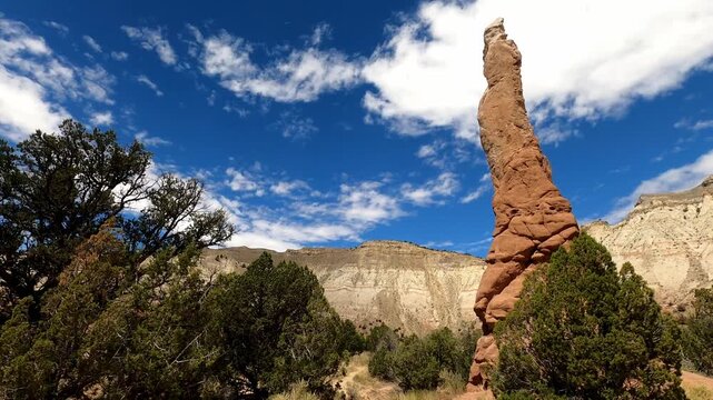 Utah 0413 Kodachrome Basin monolithic stone spires sandstone spires and columns called sand pipes or clastic dikes