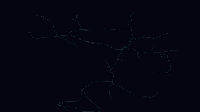 Thāne, India, City Infrastructure Expansion Animation, Urban Visualization Technology