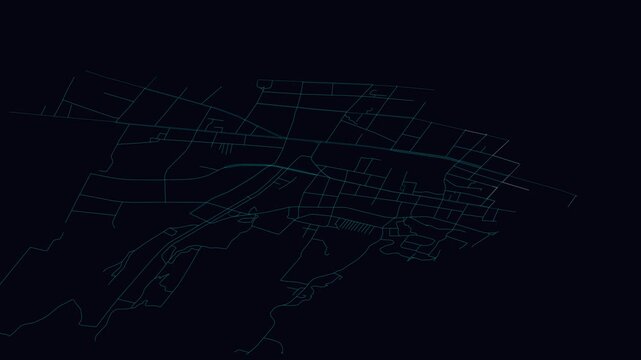 Pingliang, China, City Infrastructure Expansion Animation, Urban Visualization Technology
