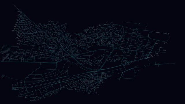 Patna, India, City Infrastructure Expansion Animation, Urban Visualization Technology