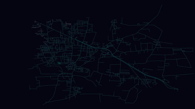 Nāsik, India, City Infrastructure Expansion Animation, Urban Visualization Technology