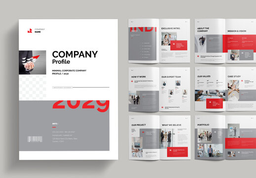 Company Profile Brochure Layout