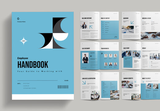 Employee Handbook Layout Template